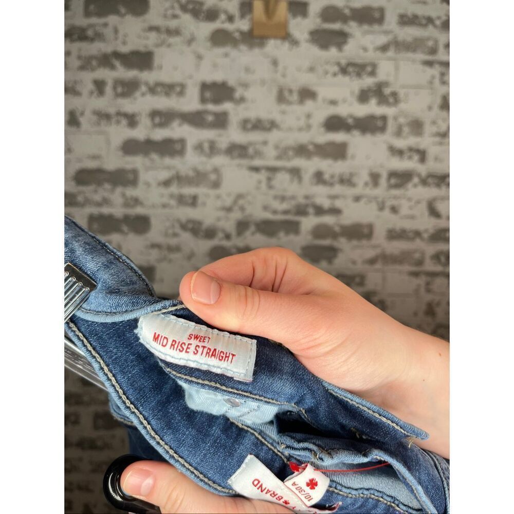 Lucky brand | women denim sweet mid-rise straight jeans - Picture 7 of 9